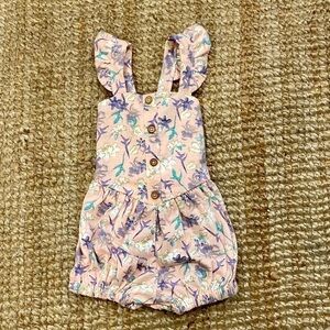 Jessica Simpson floral baby girl romper